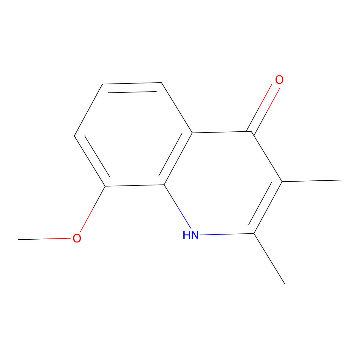 8-Methoxy-2,3-dimethylquinolin-4(1H)-one molecular structure, CAS 188758-79-4
