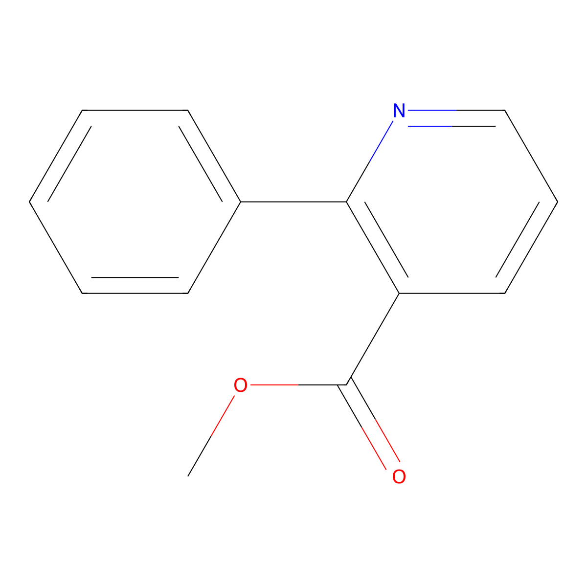 Methyl 2-phenylnicotinate molecular structure, CAS 188797-88-8