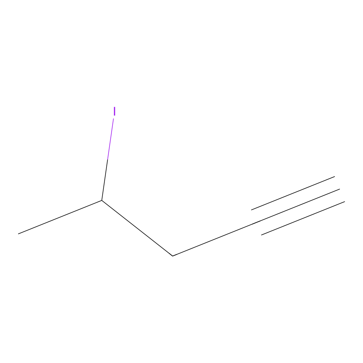 4-Iodopent-1-yne molecular structure, CAS 188798-91-6