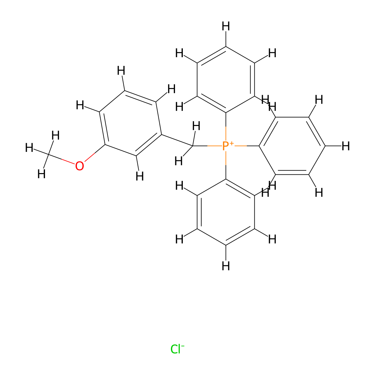 (3-Methoxybenzyl)triphenylphosphonium Chloride molecular structure, CAS 18880-05-2