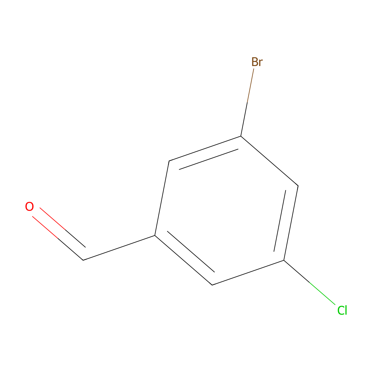 3-Bromo-5-chlorobenzaldehyde molecular structure, CAS 188813-05-0