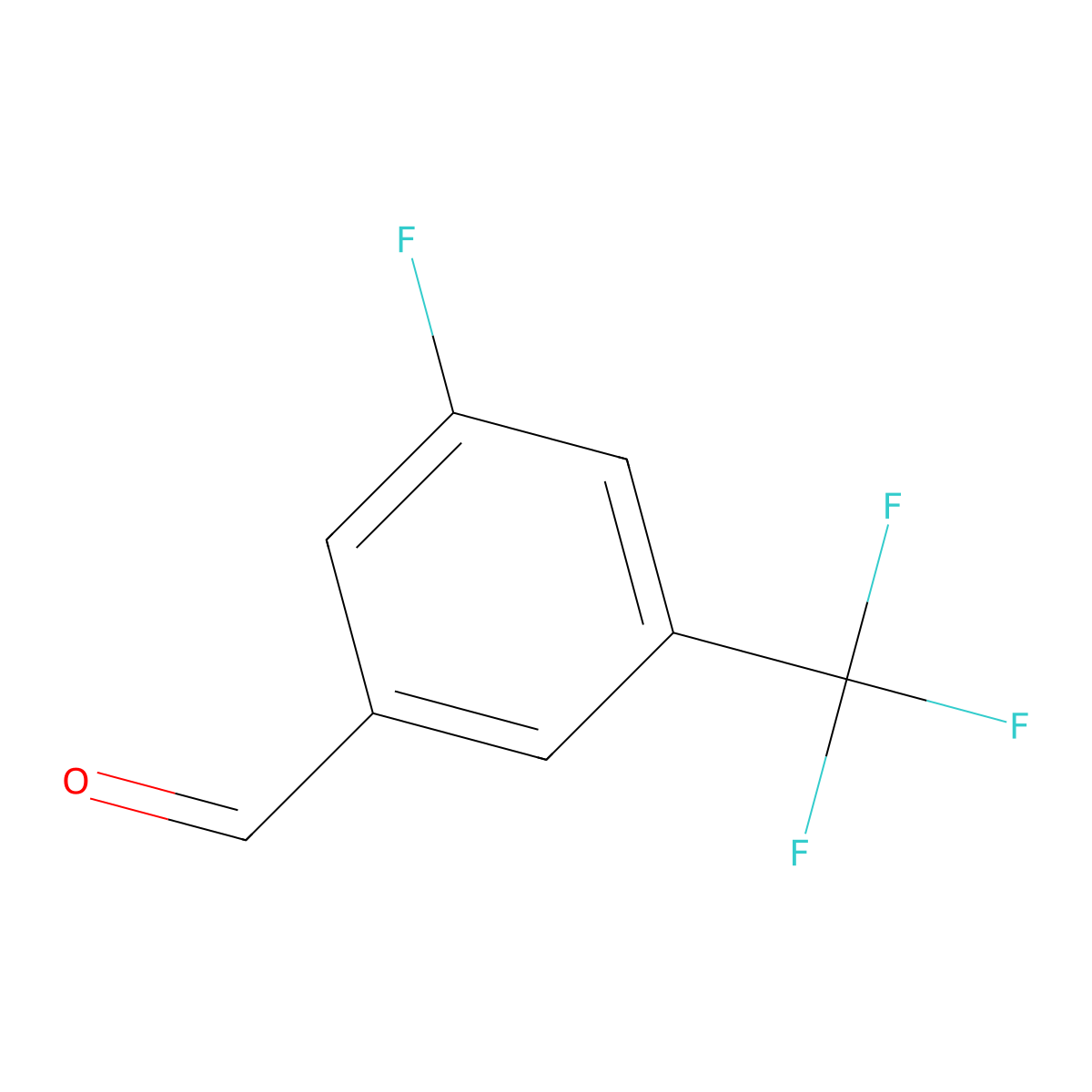 3-Fluoro-5-(trifluoromethyl)benzaldehyde molecular structure, CAS 188815-30-7