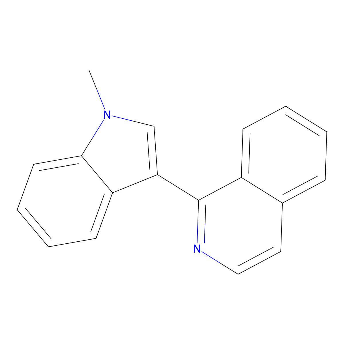 1-(1-Methyl-1H-indol-3-yl)isoquinoline molecular structure, CAS 188820-89-5