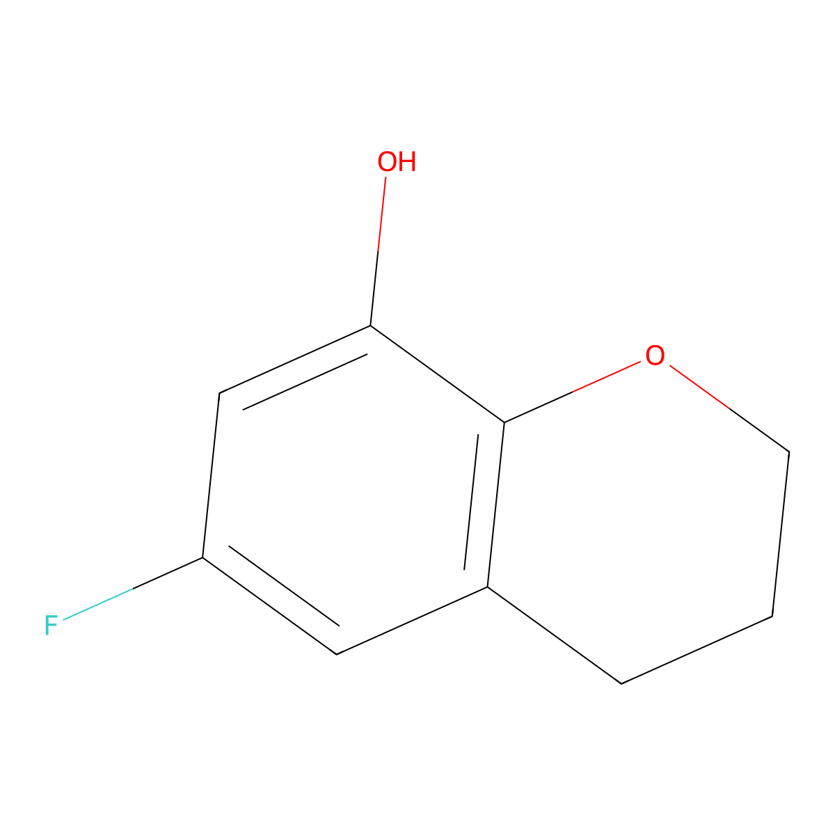 6-Fluorochroman-8-ol molecular structure, CAS 188826-25-7