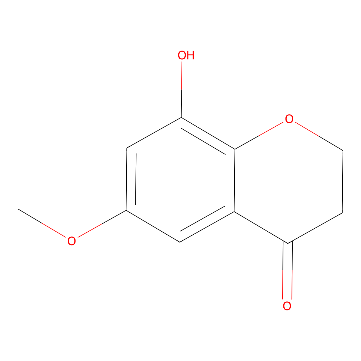 8-hydroxy-6-methoxy-3,4-dihydro-2H-1-benzopyran-4-one molecular structure, CAS 188826-28-0