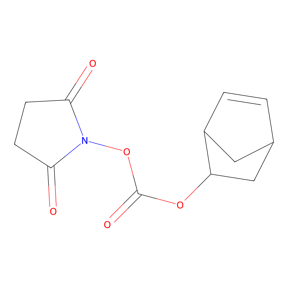 Norbornene-NHS molecular structure, CAS 1888335-48-5