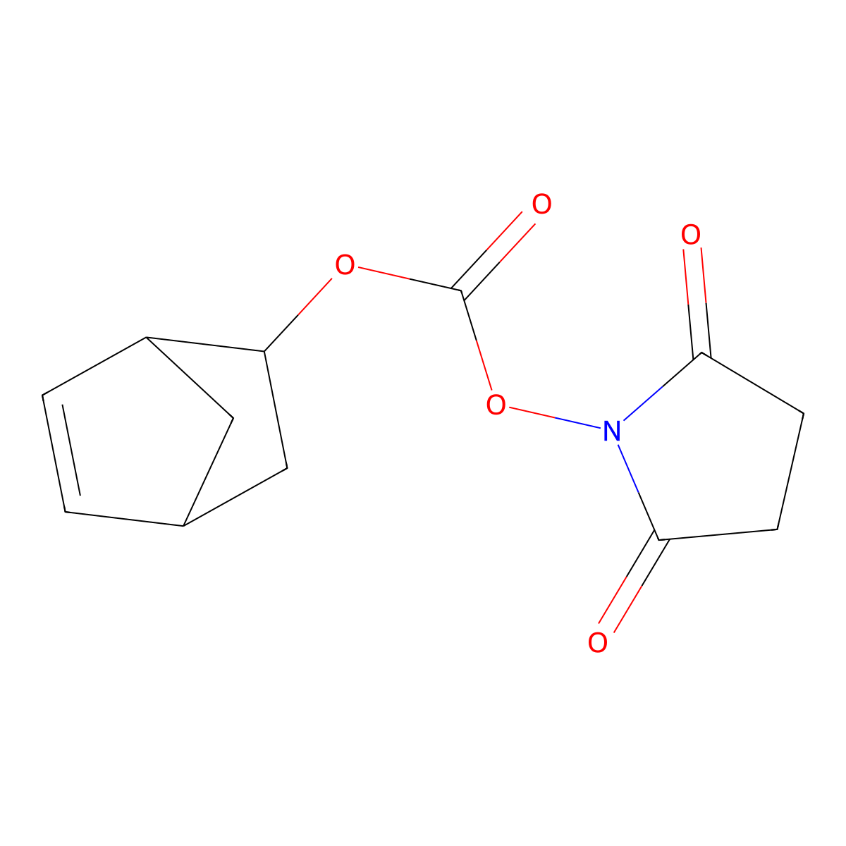 Norbornene-NHS molecular structure, CAS 1888335-48-5