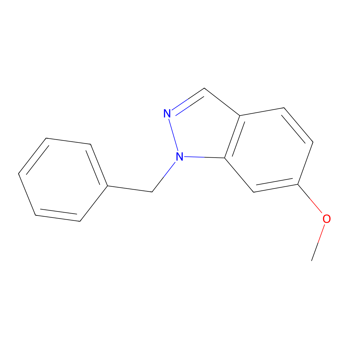 1-Benzyl-6-methoxy-1H-indazole molecular structure, CAS 1888421-18-8
