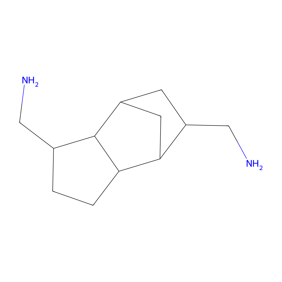 Octahydro-4,7-methanoindene-1,2,5(6)-dimethanamine molecular structure, CAS 1888470-05-0