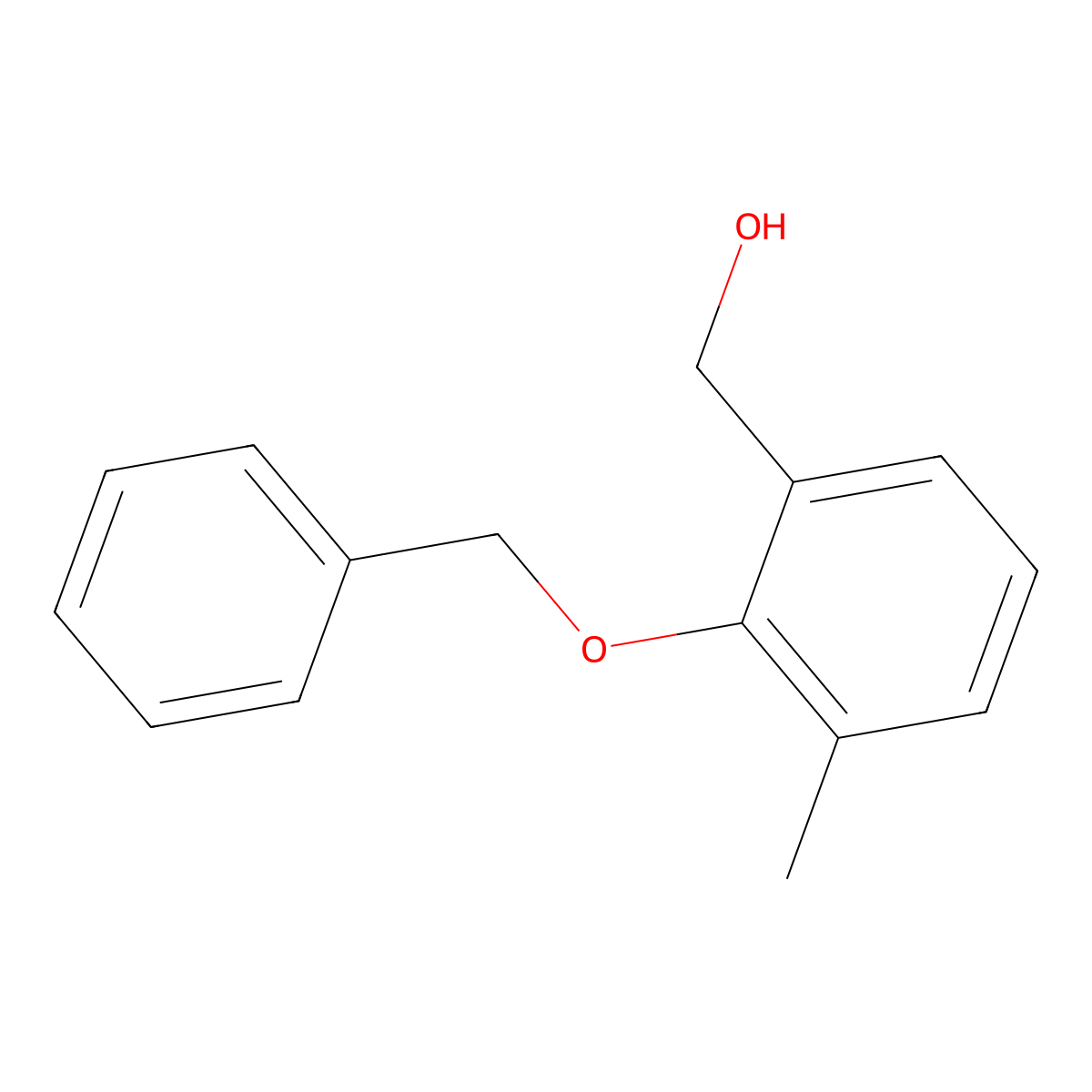 (2-(Benzyloxy)-3-methylphenyl)methanol molecular structure, CAS 188851-95-8