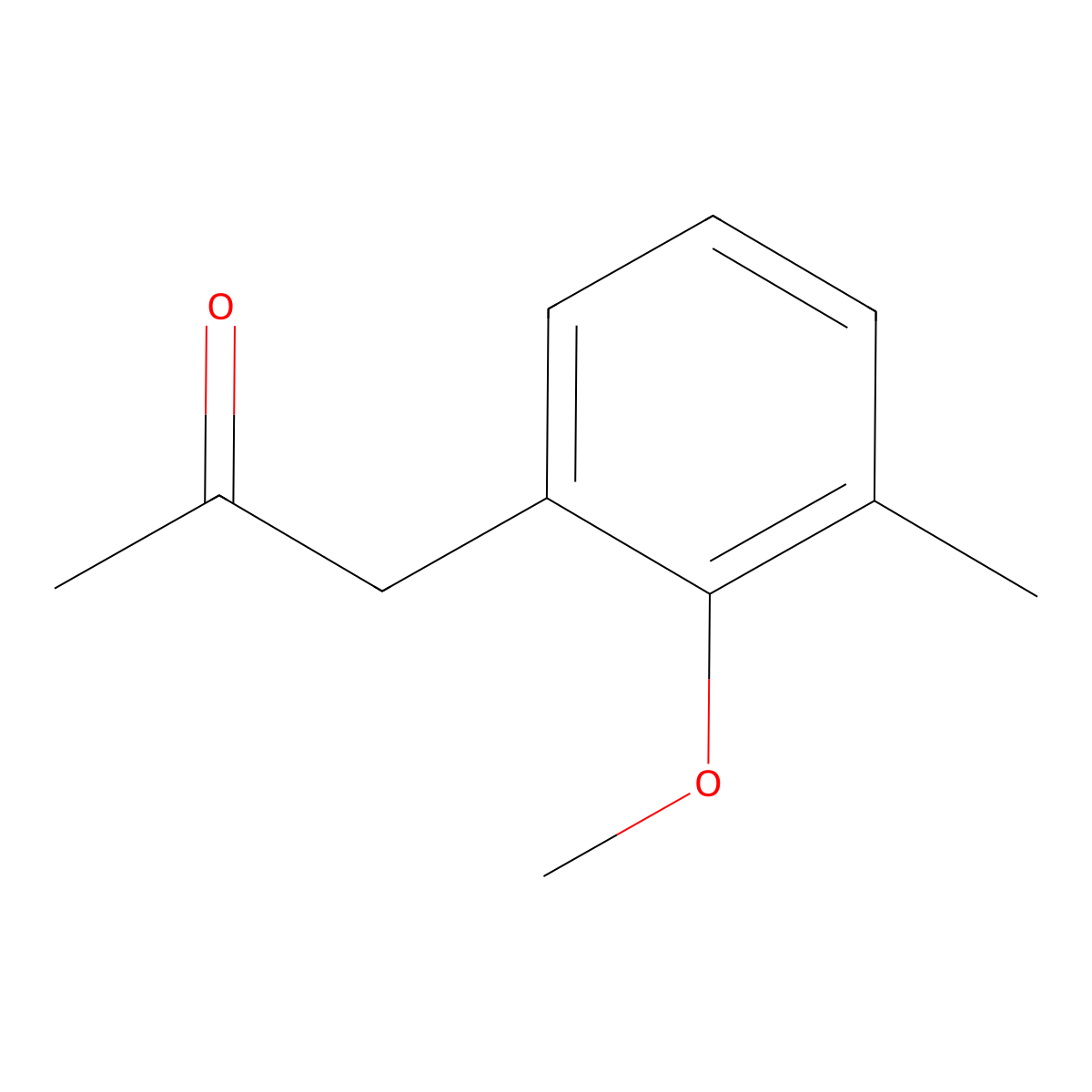 1-(2-Methoxy-3-methylphenyl)propan-2-one molecular structure, CAS 188852-08-6