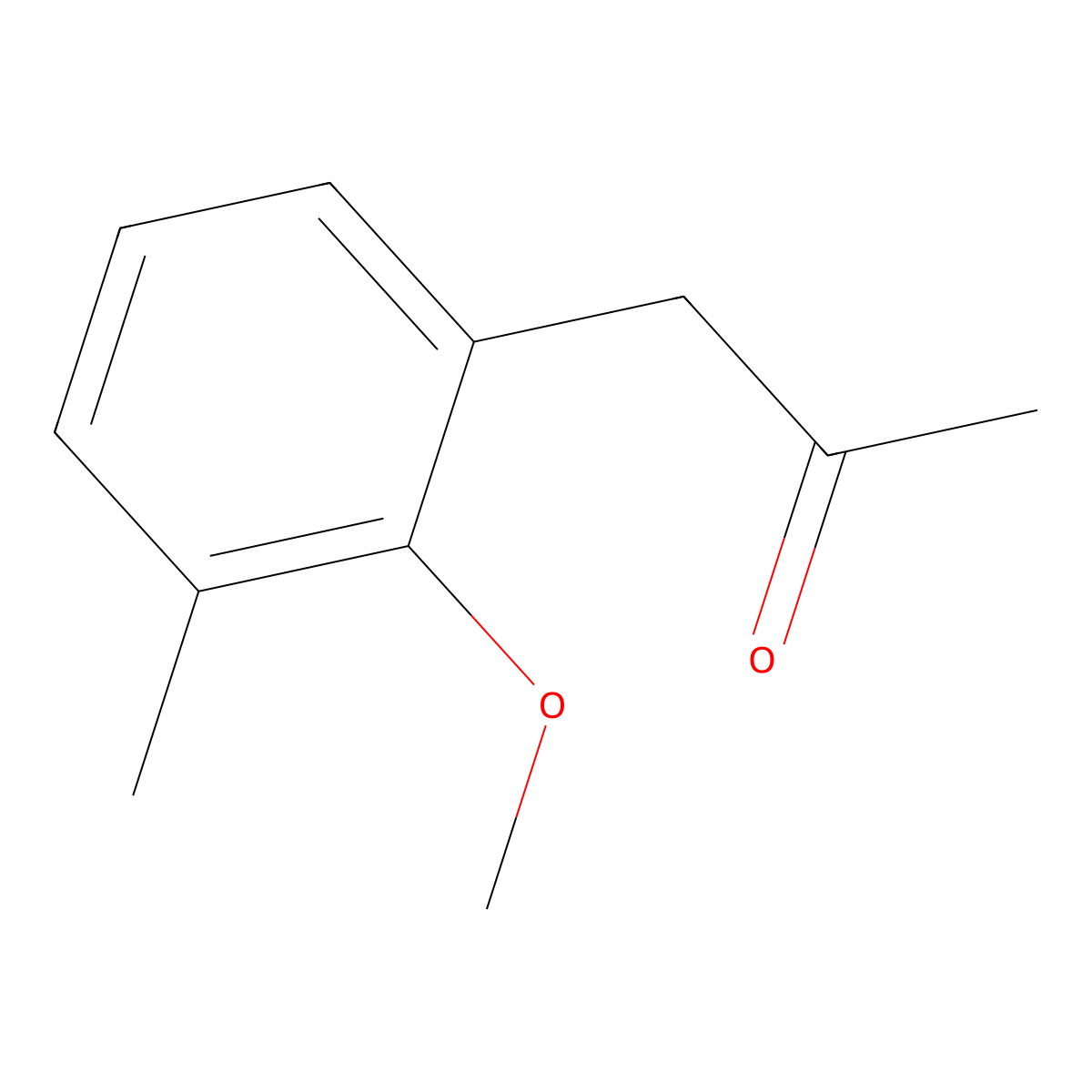 1-(2-Methoxy-3-methylphenyl)propan-2-one molecular structure, CAS 188852-08-6