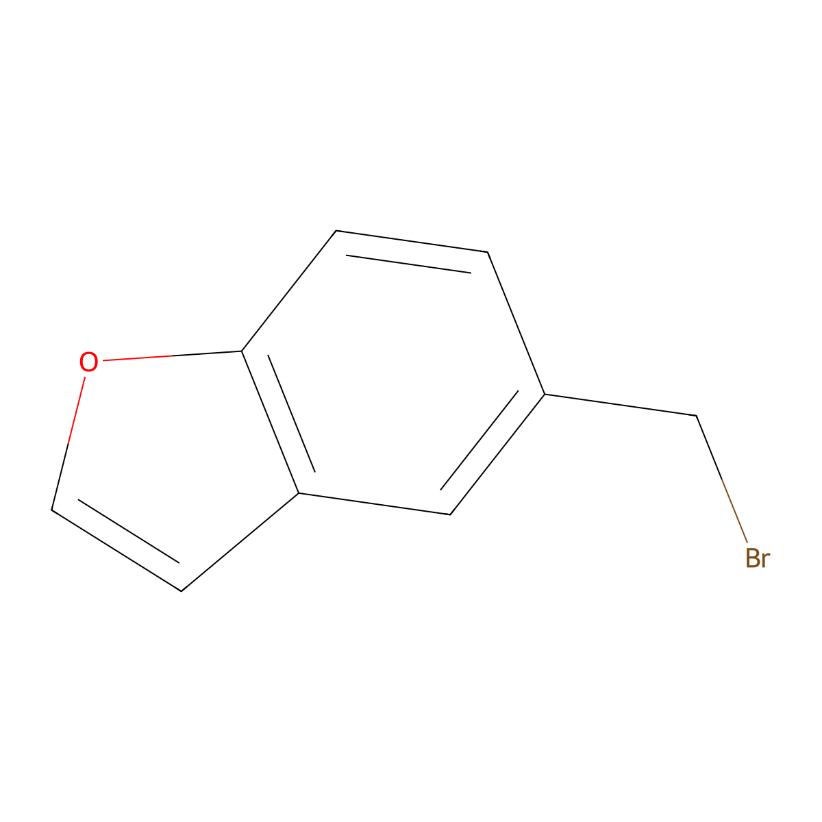 5-(Bromomethyl)benzofuran molecular structure, CAS 188862-35-3