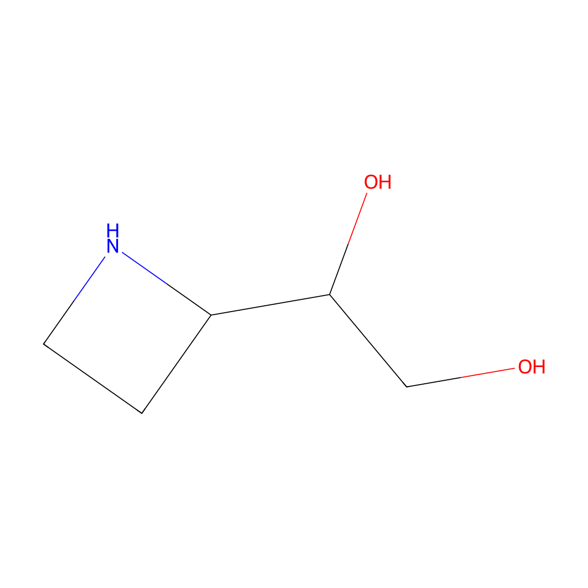 1-(Azetidin-2-yl)ethane-1,2-diol molecular structure, CAS 1888717-93-8