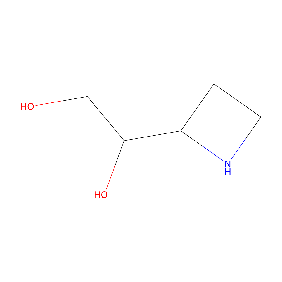1-(Azetidin-2-yl)ethane-1,2-diol molecular structure, CAS 1888717-93-8