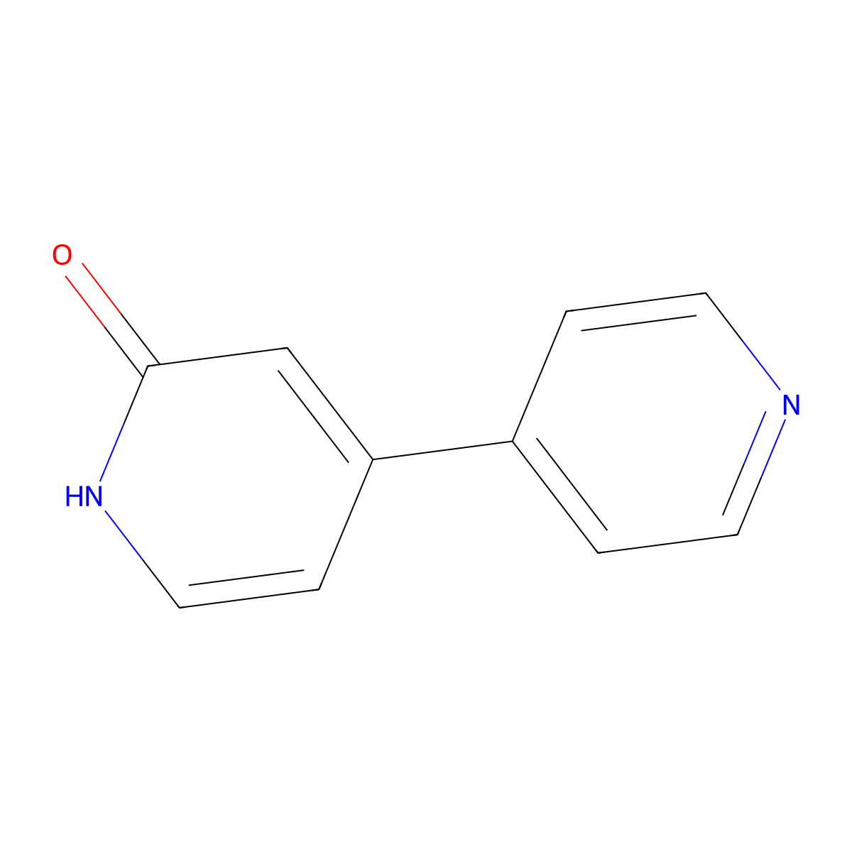 2-Hydroxy-4-(4-pyridyl)pyridine molecular structure, CAS 188877-95-4