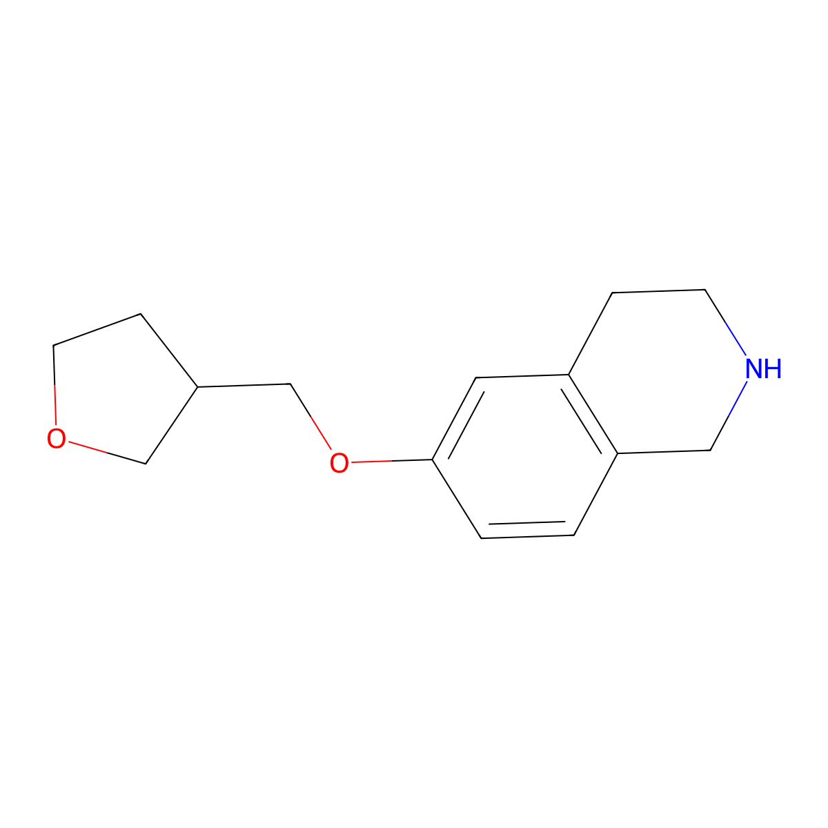 6-[(Oxolan-3-yl)methoxy]-1,2,3,4-tetrahydroisoquinoline molecular structure, CAS 1888789-87-4