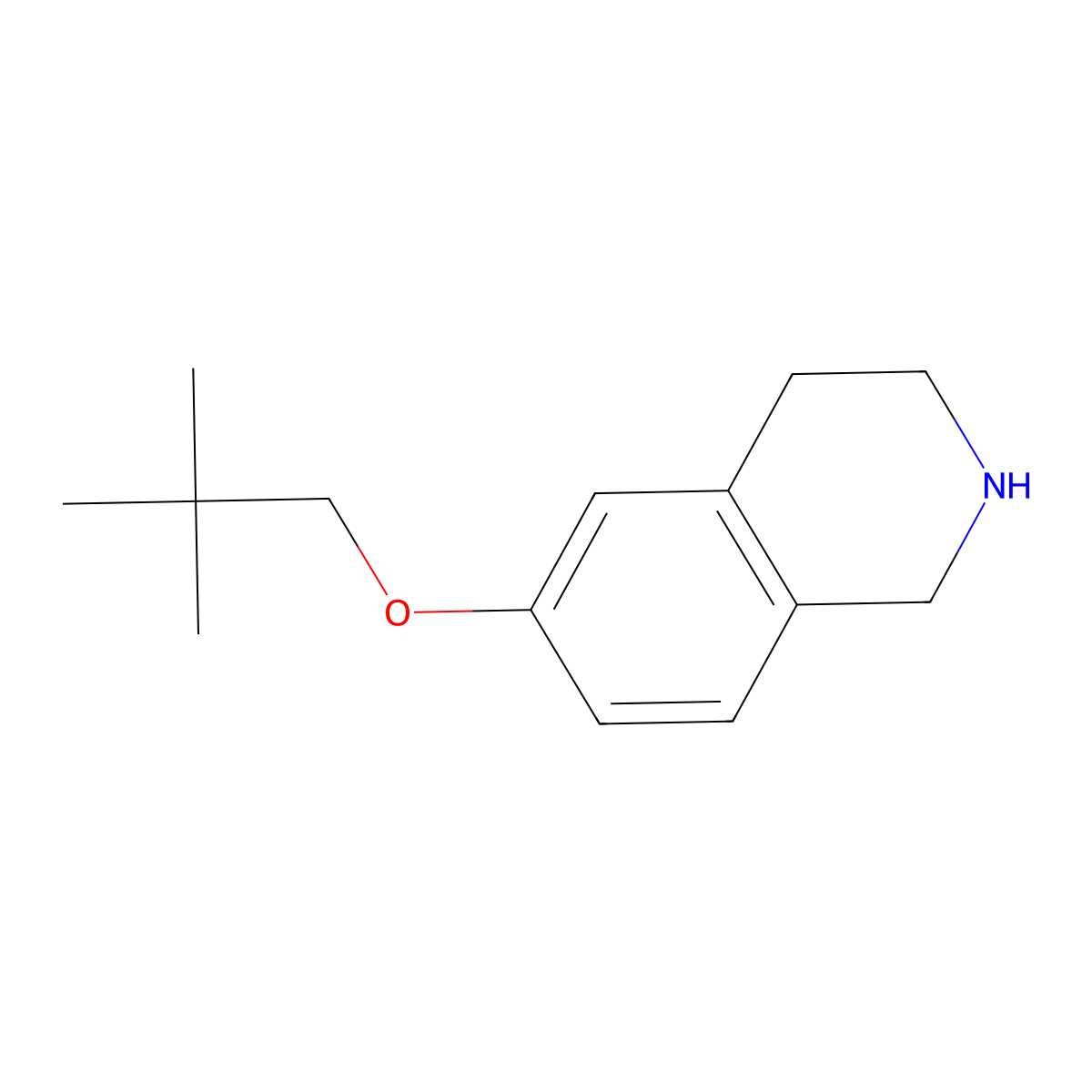 6-(2,2-Dimethylpropoxy)-1,2,3,4-tetrahydroisoquinoline molecular structure, CAS 1888790-21-3
