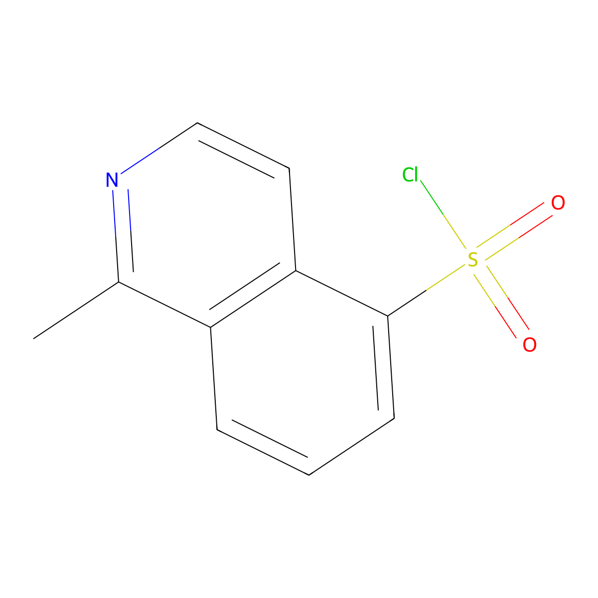 1-Methylisoquinoline-5-sulfonyl chloride molecular structure, CAS 1888811-36-6