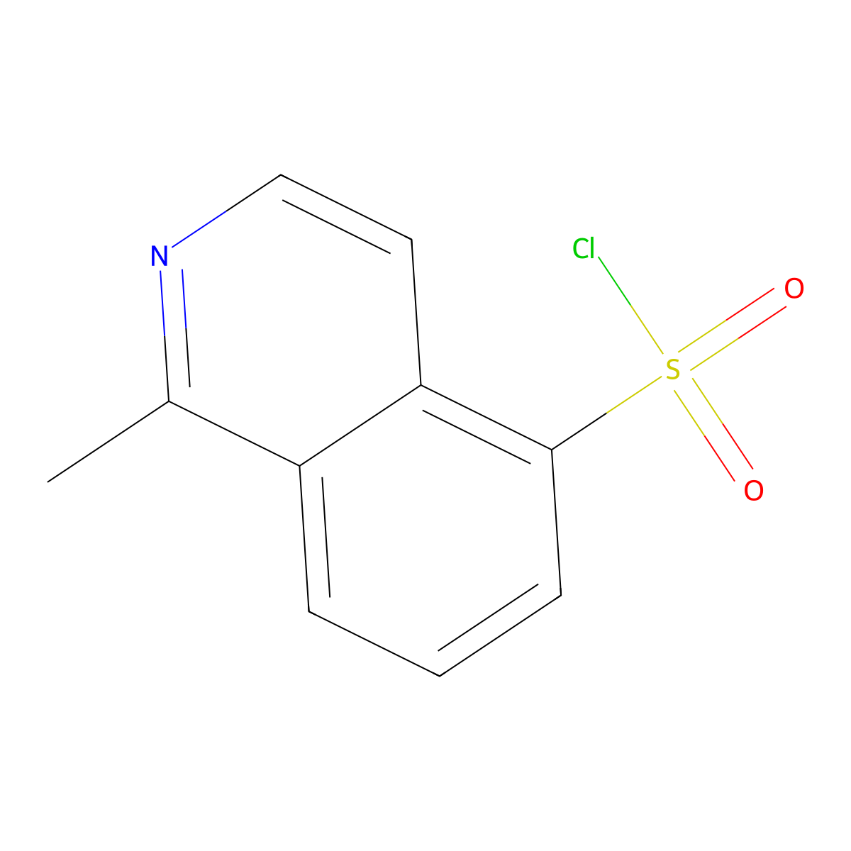 1-Methylisoquinoline-5-sulfonyl chloride molecular structure, CAS 1888811-36-6