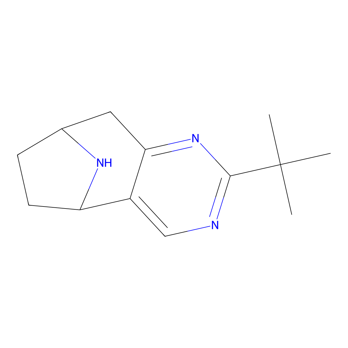 5-Tert-butyl-4,6,12-triazatricyclo[7.2.1.0,2,7]dodeca-2,4,6-triene molecular structure, CAS 1888830-49-6