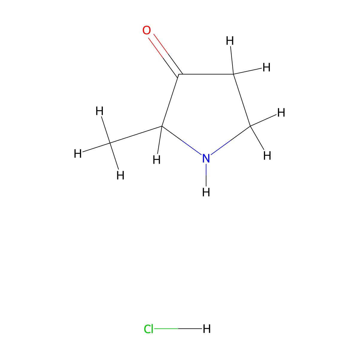 2-Methylpyrrolidin-3-one hydrochloride molecular structure, CAS 1888879-04-6
