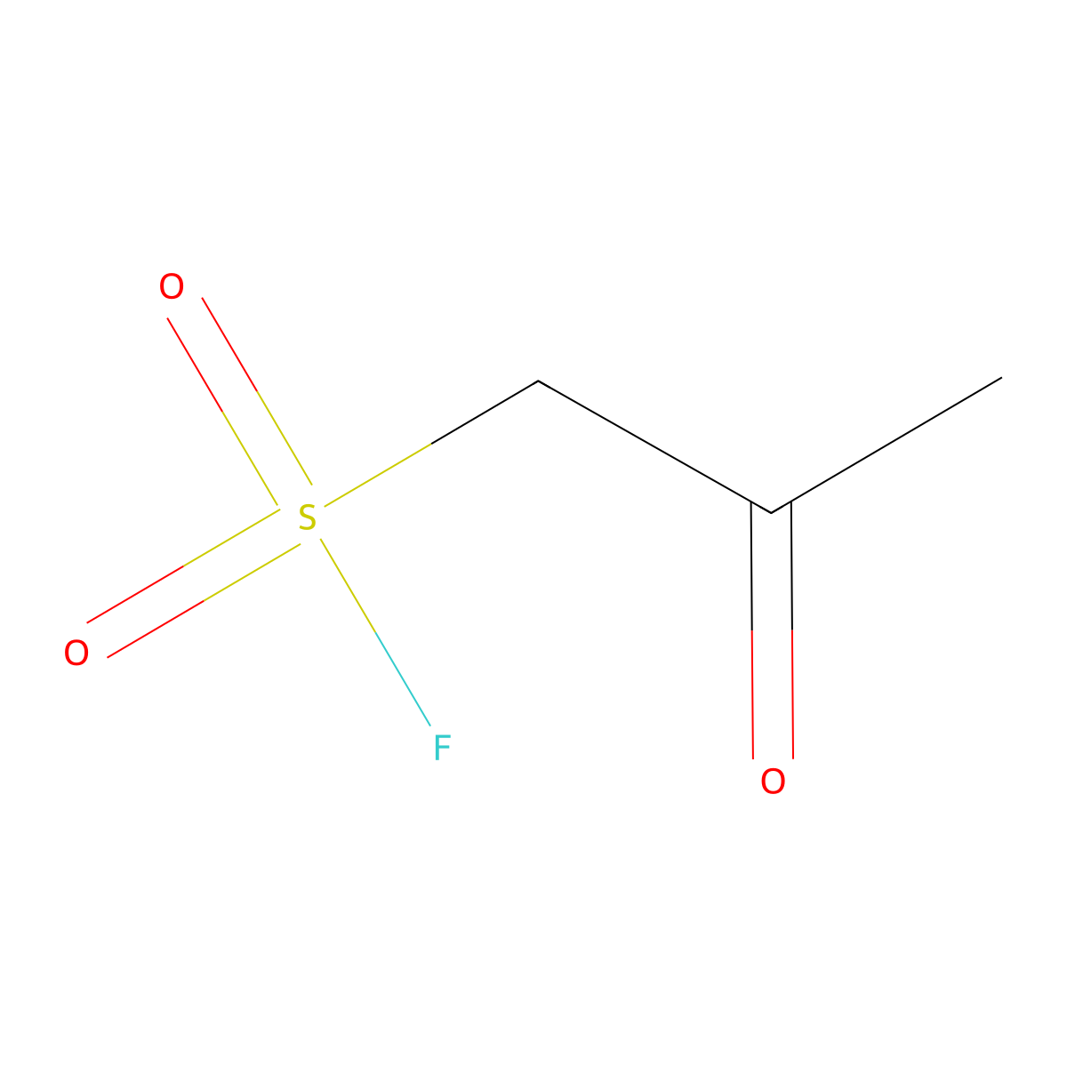 2-Oxopropane-1-sulfonyl fluoride molecular structure, CAS 1888879-29-5