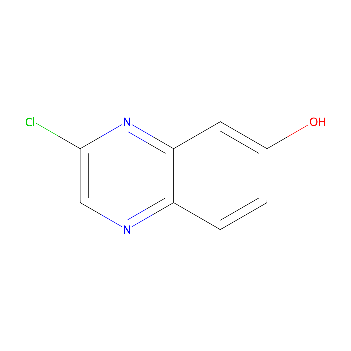 3-Chloroquinoxalin-6-ol molecular structure, CAS 1888903-19-2