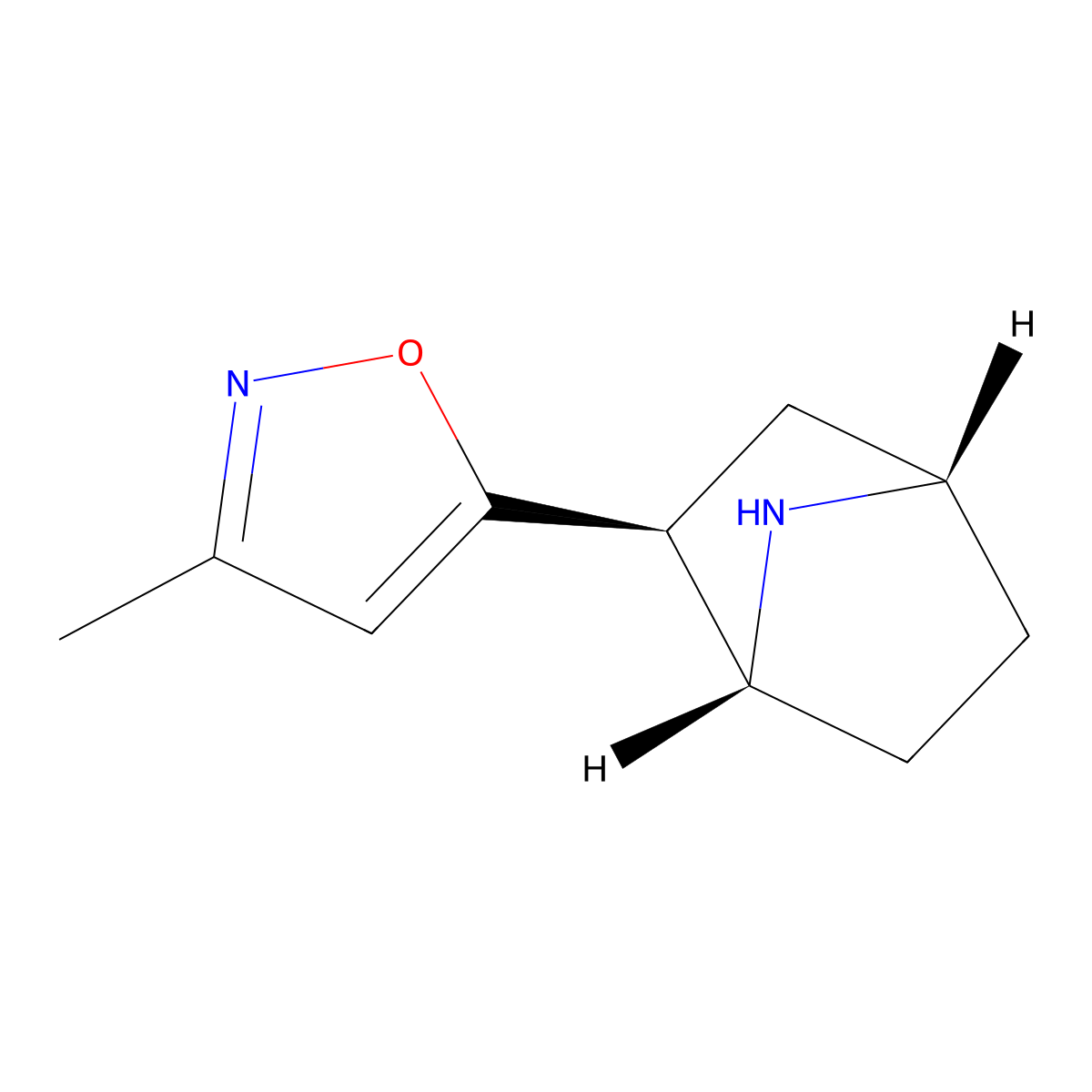 Epiboxidine molecular structure, CAS 188895-96-7
