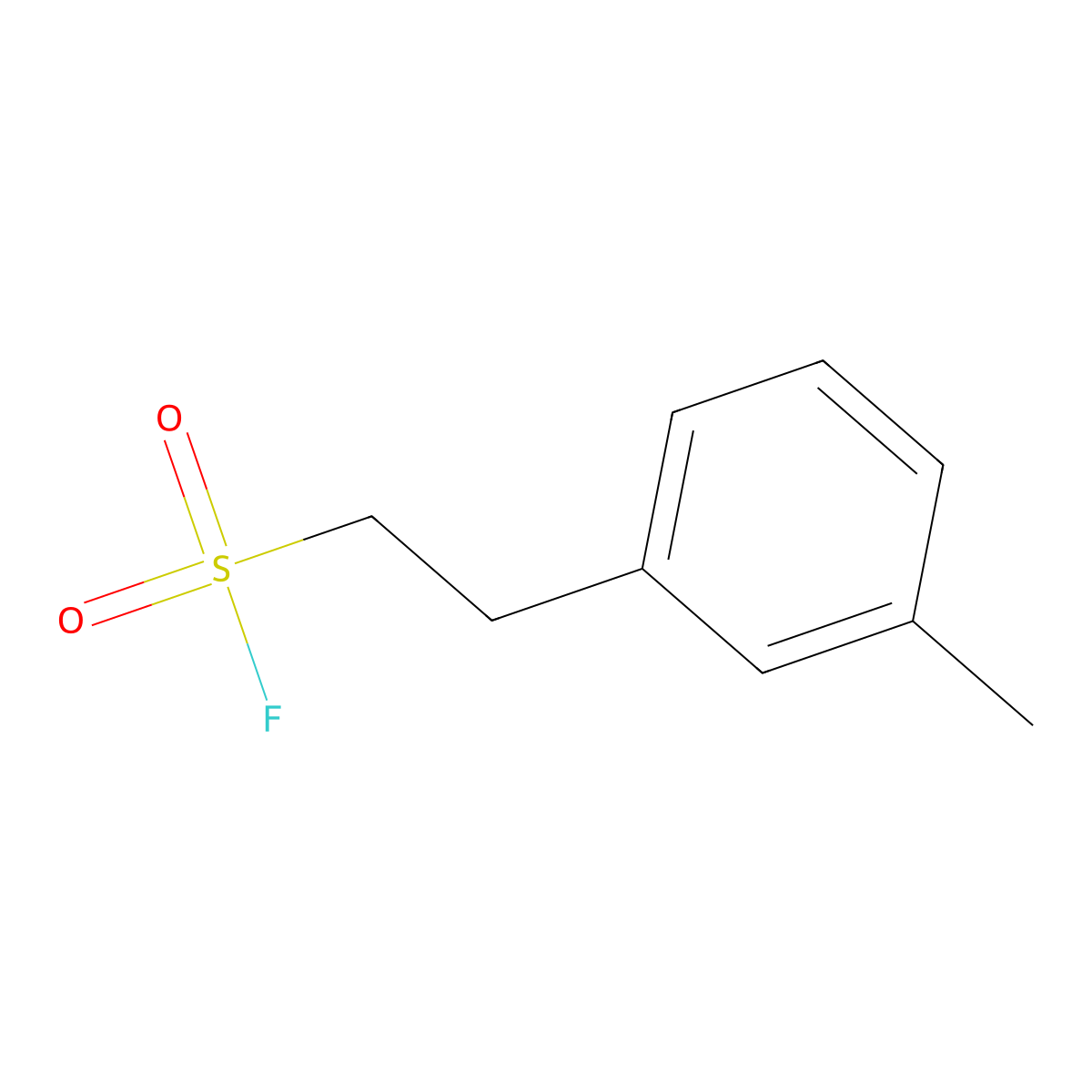 2-(3-Methylphenyl)ethane-1-sulfonyl fluoride molecular structure, CAS 1888954-71-9
