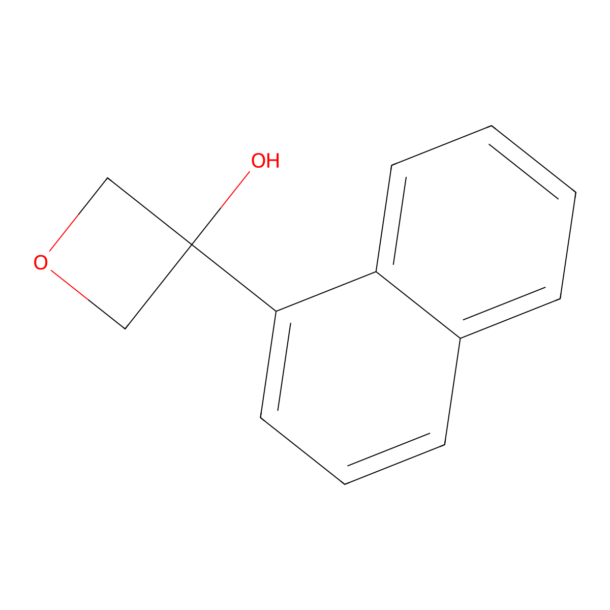 3-(1-Naphthalenyl)-3-oxetanol molecular structure, CAS 1888958-43-7