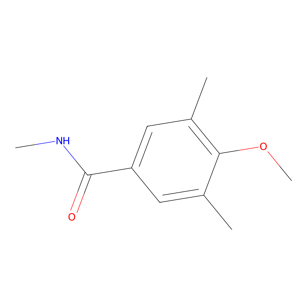 4-methoxy-N,3,5-trimethylbenzamide molecular structure, CAS 1888958-65-3
