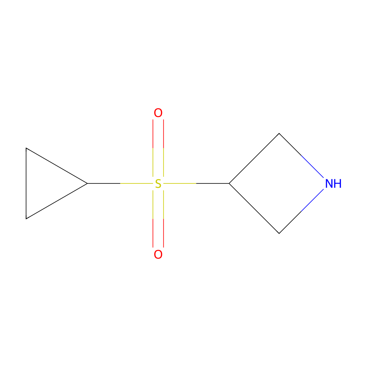 3-(Cyclopropylsulfonyl)azetidine molecular structure, CAS 1888987-46-9