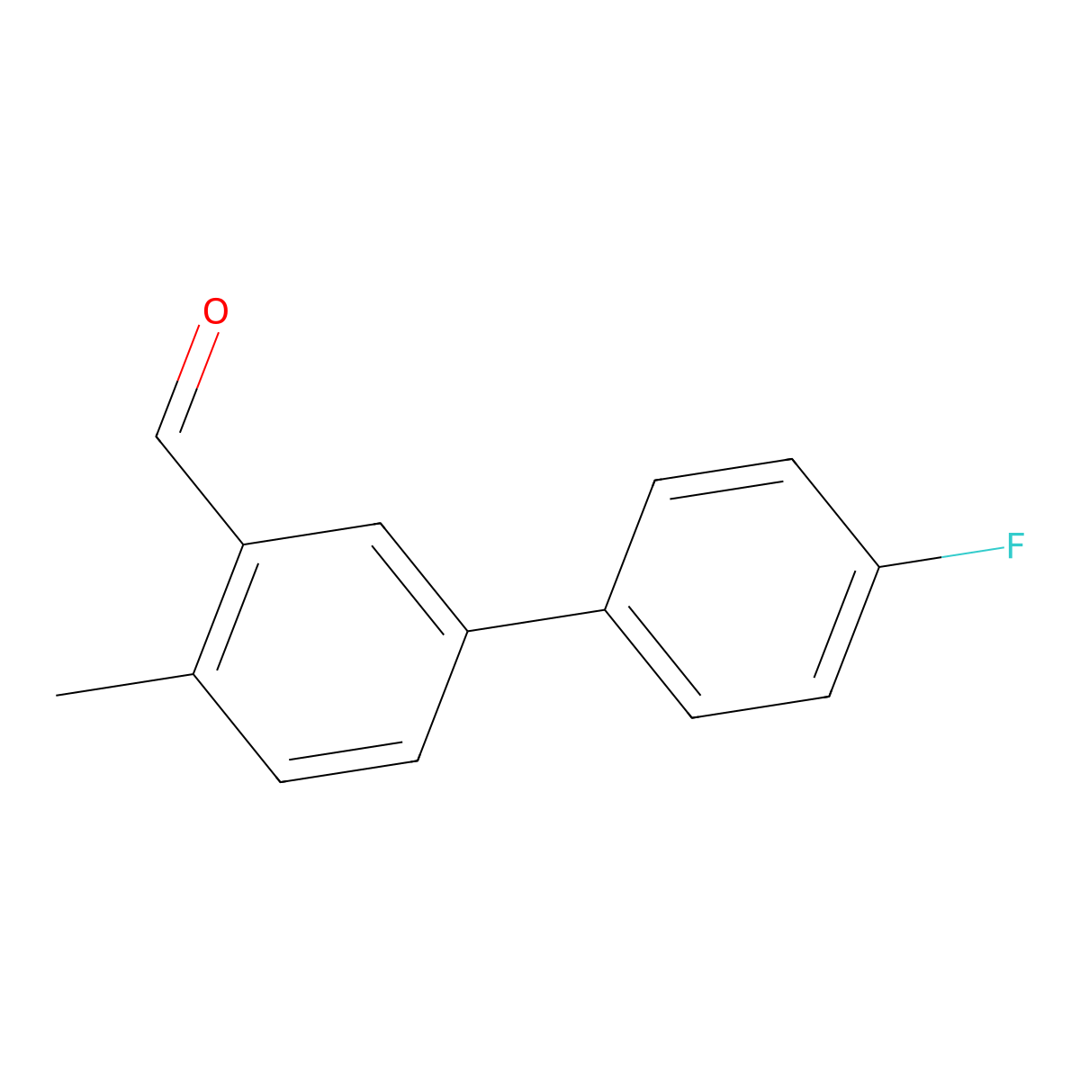 4'-Fluoro-4-methyl-[1,1'-biphenyl]-3-carbaldehyde molecular structure, CAS 1888996-92-6