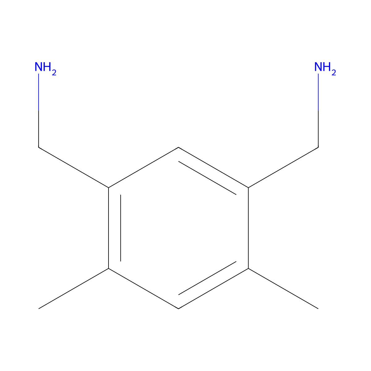 (4,6-Dimethyl-1,3-phenylene)dimethanamine molecular structure, CAS 1889-05-0