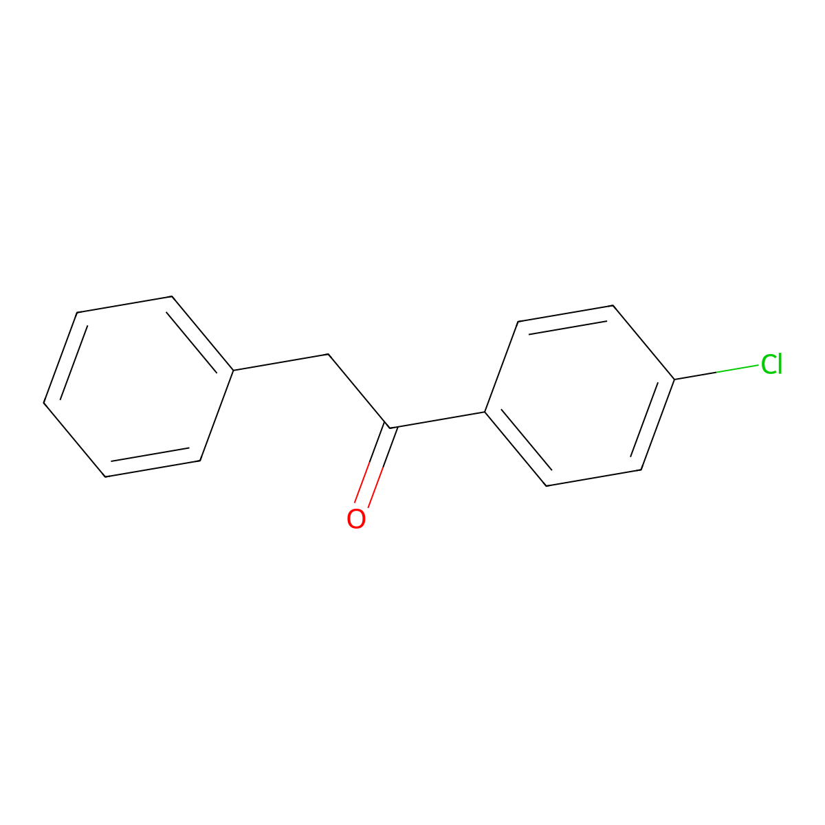 4'-Chloro-2-phenylacetophenone molecular structure, CAS 1889-71-0