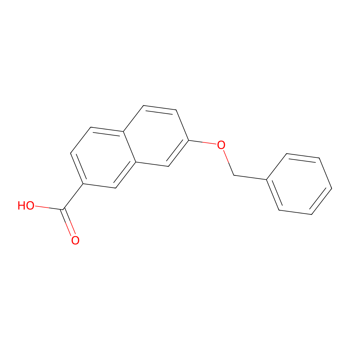 7-(Benzyloxy)-2-naphthoic acid molecular structure, CAS 188904-08-7