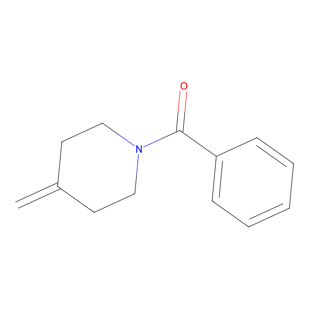 (4-Methylenepiperidin-1-yl)(phenyl)methanone molecular structure, CAS 188904-84-9