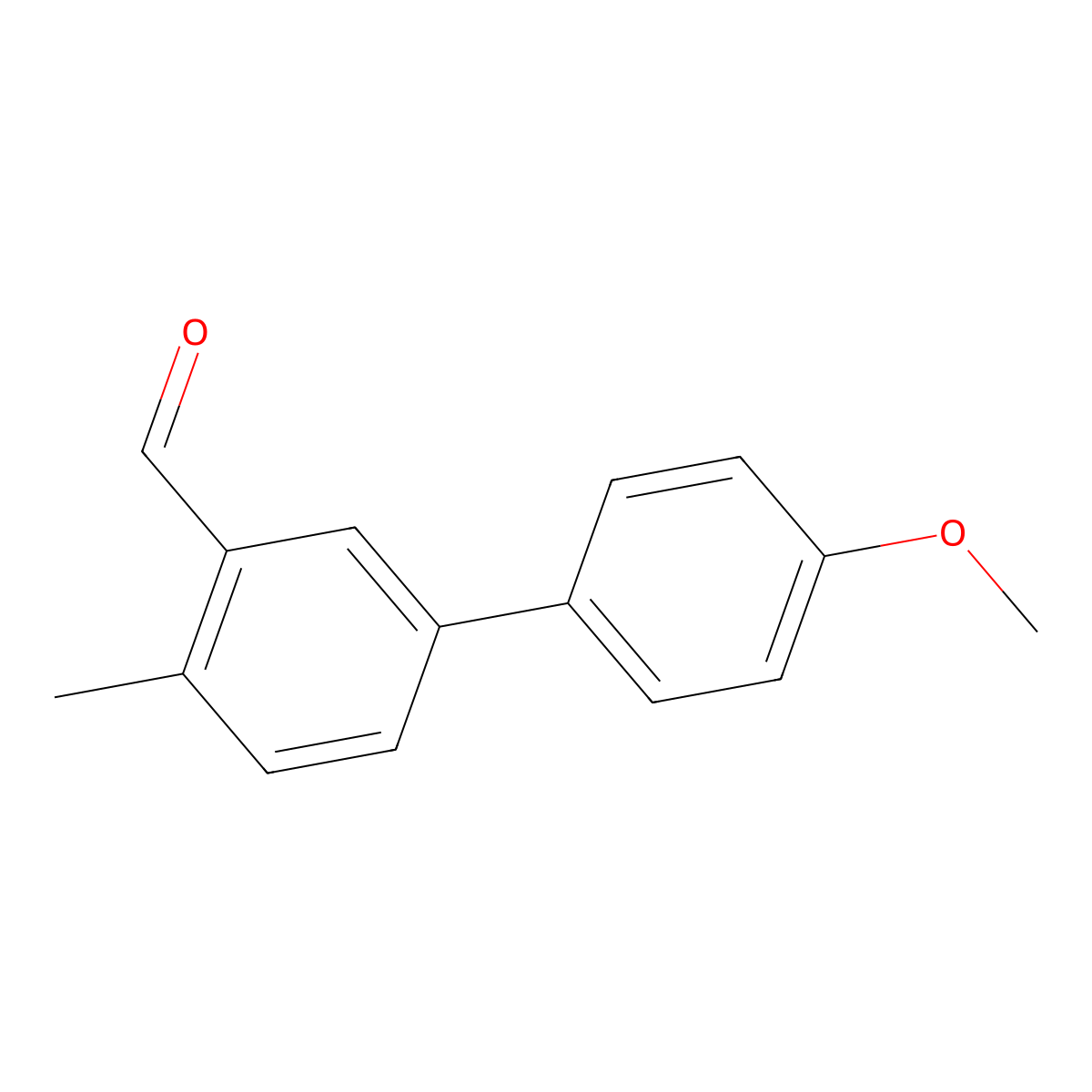 4'-Methoxy-4-methyl-[1,1'-biphenyl]-3-carbaldehyde molecular structure, CAS 1889042-34-5