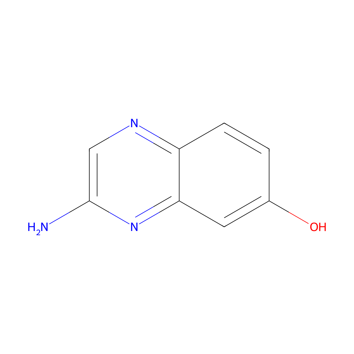 3-Aminoquinoxalin-6-ol molecular structure, CAS 1889176-87-7