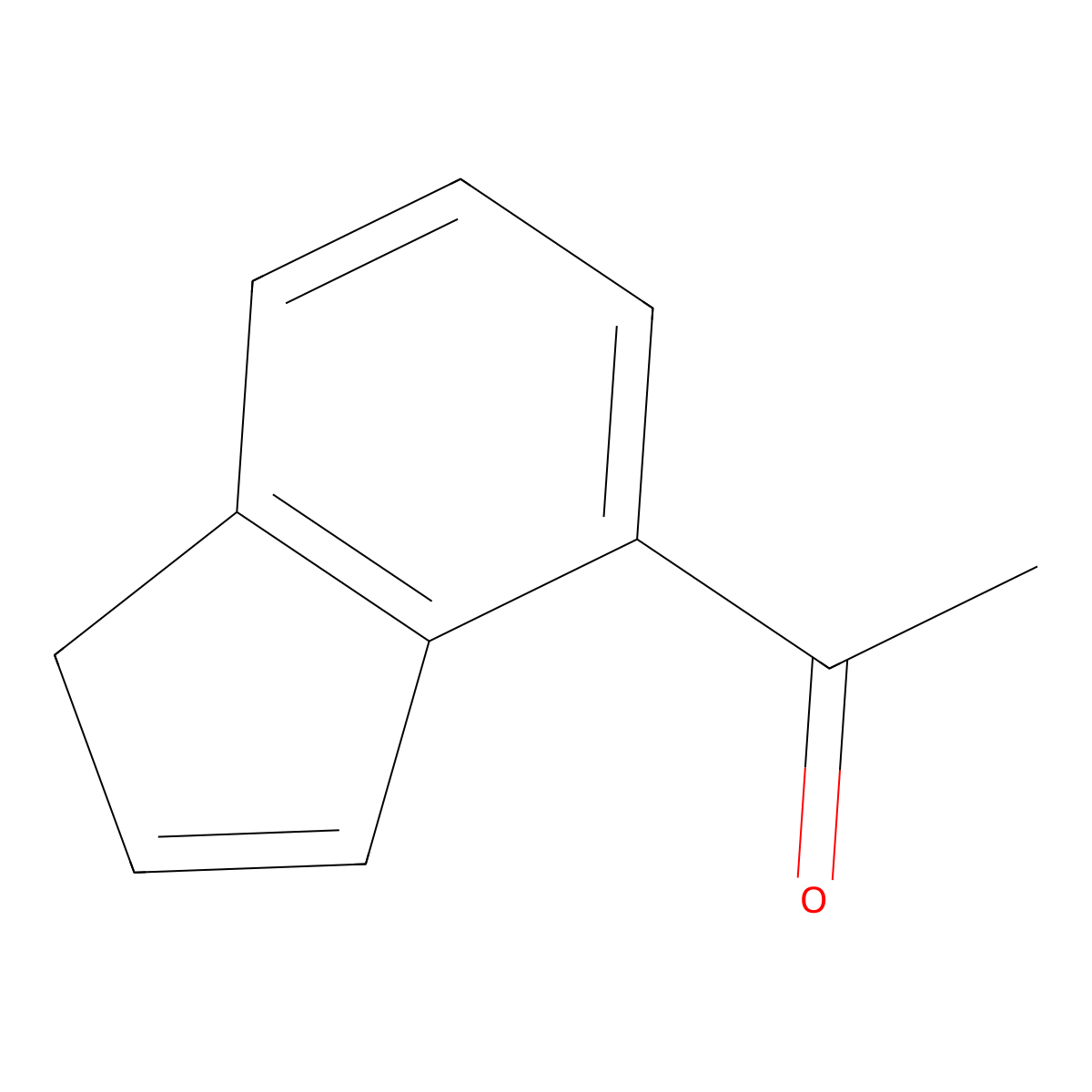 1-(1H-inden-4-yl)ethanone molecular structure, CAS 1889271-24-2