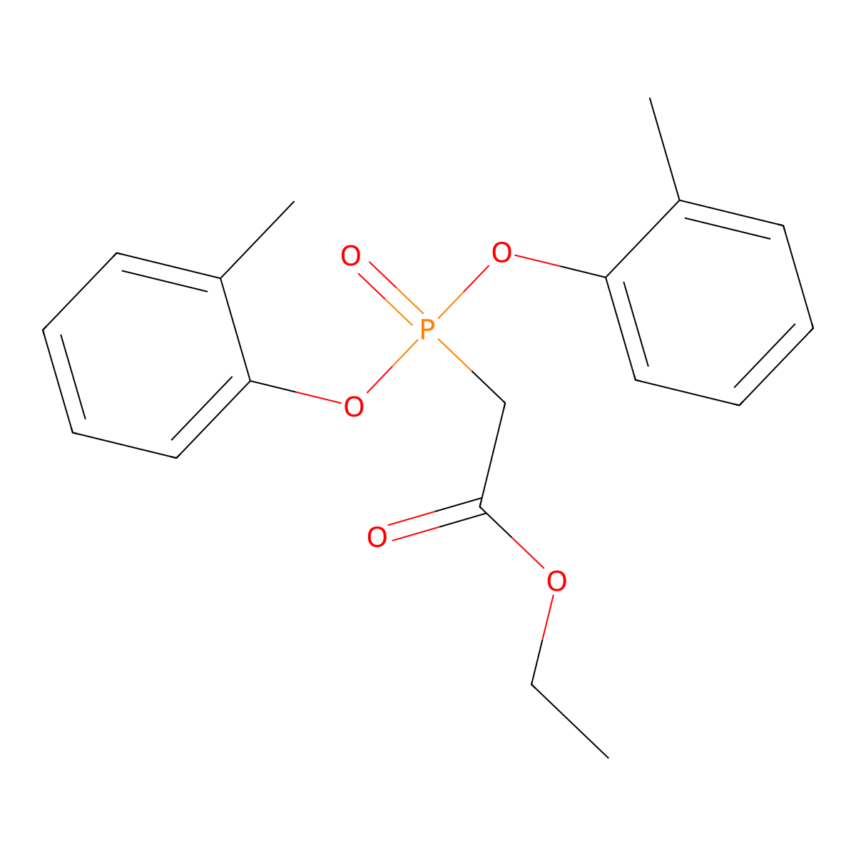 Ethyl Di-o-tolylphosphonoacetate molecular structure, CAS 188945-41-7