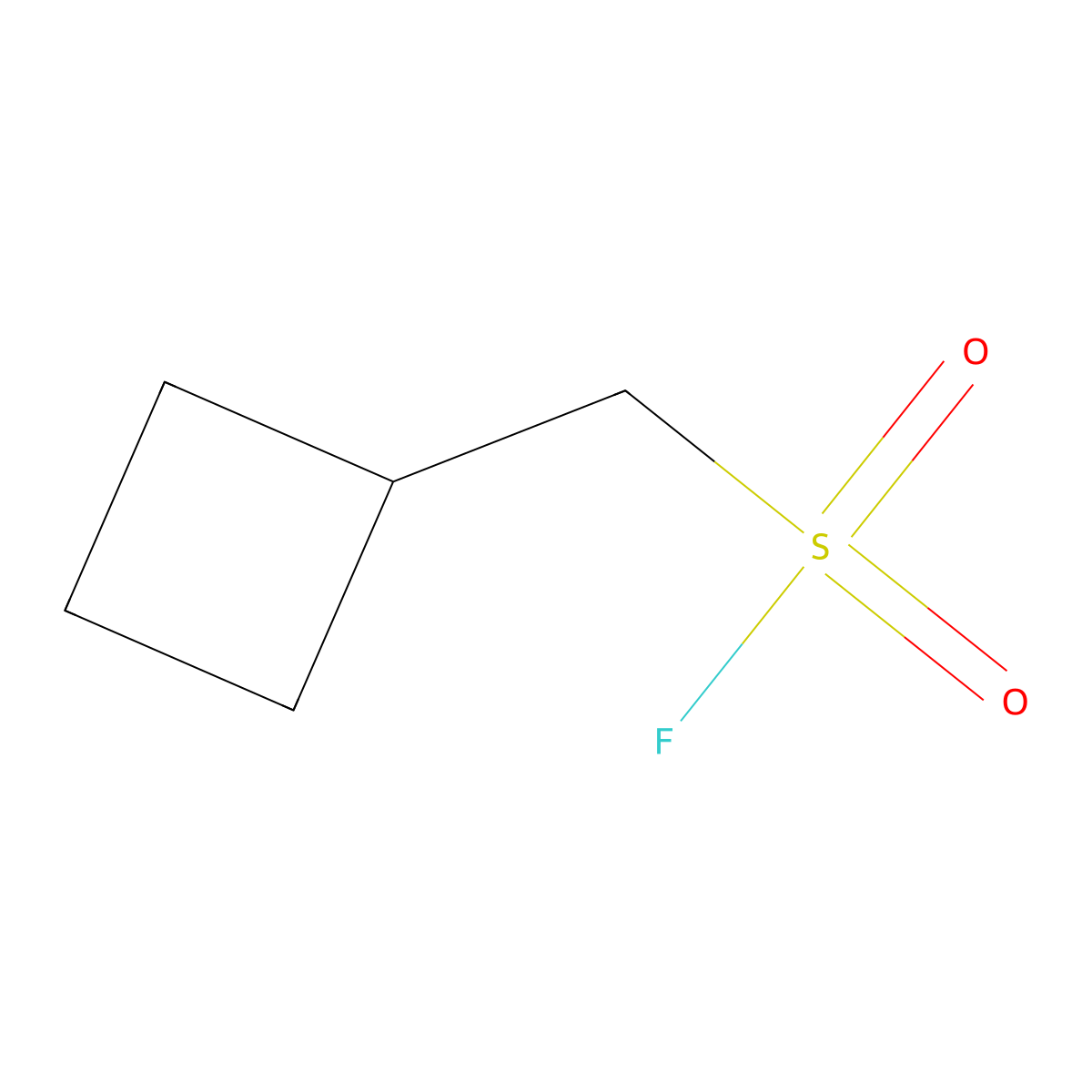 Cyclobutylmethanesulfonyl fluoride molecular structure, CAS 1889877-18-2