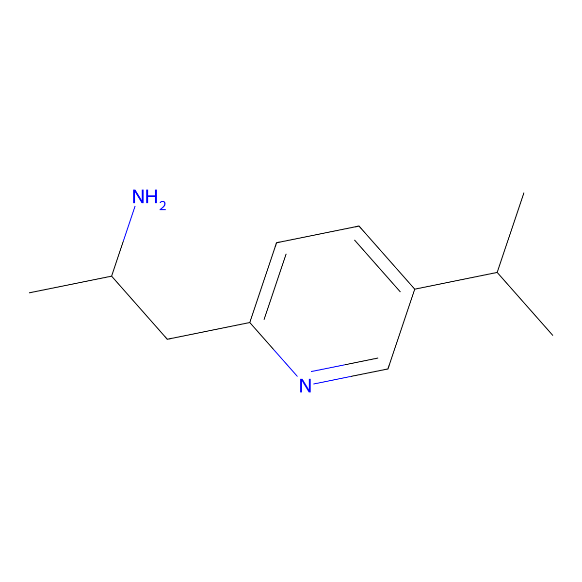 1-(5-Isopropyl-2-pyridyl)-2-propanamine molecular structure, CAS 1889883-31-1