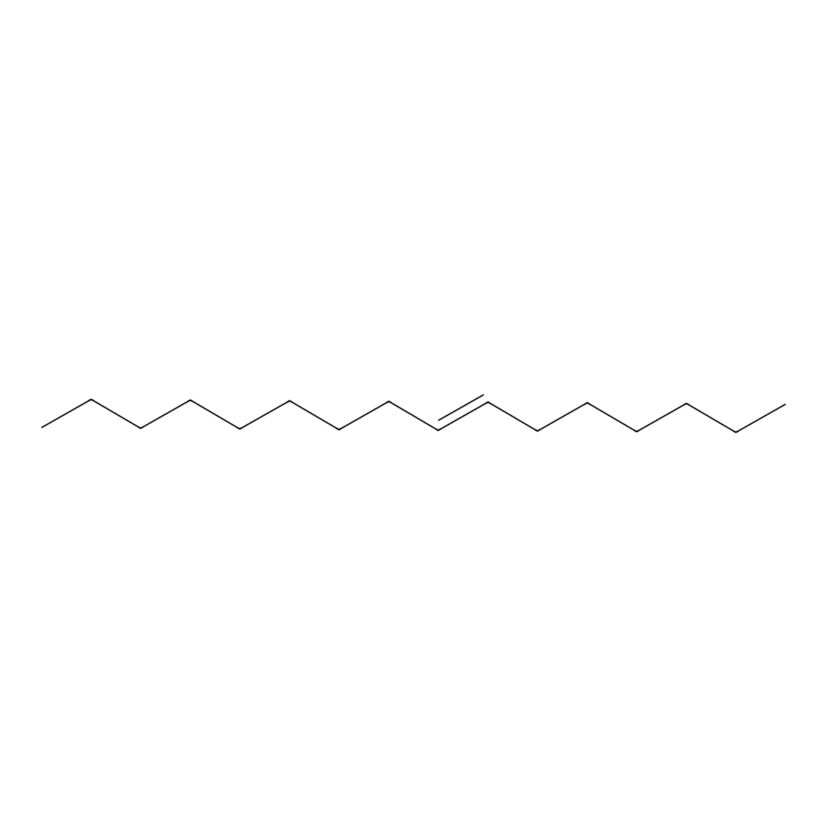 7-Hexadecene molecular structure, CAS 18899-19-9
