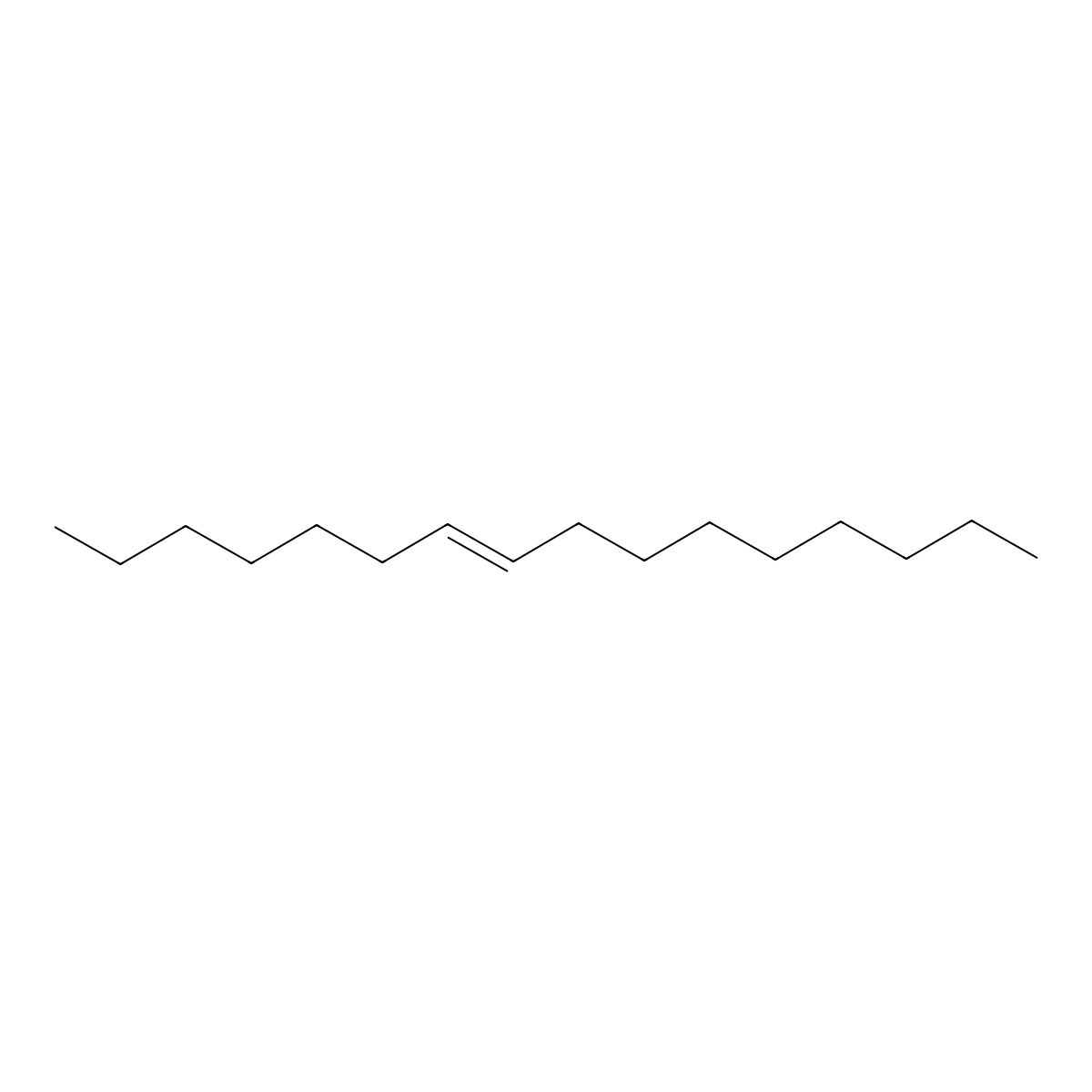 7-Hexadecene molecular structure, CAS 18899-19-9