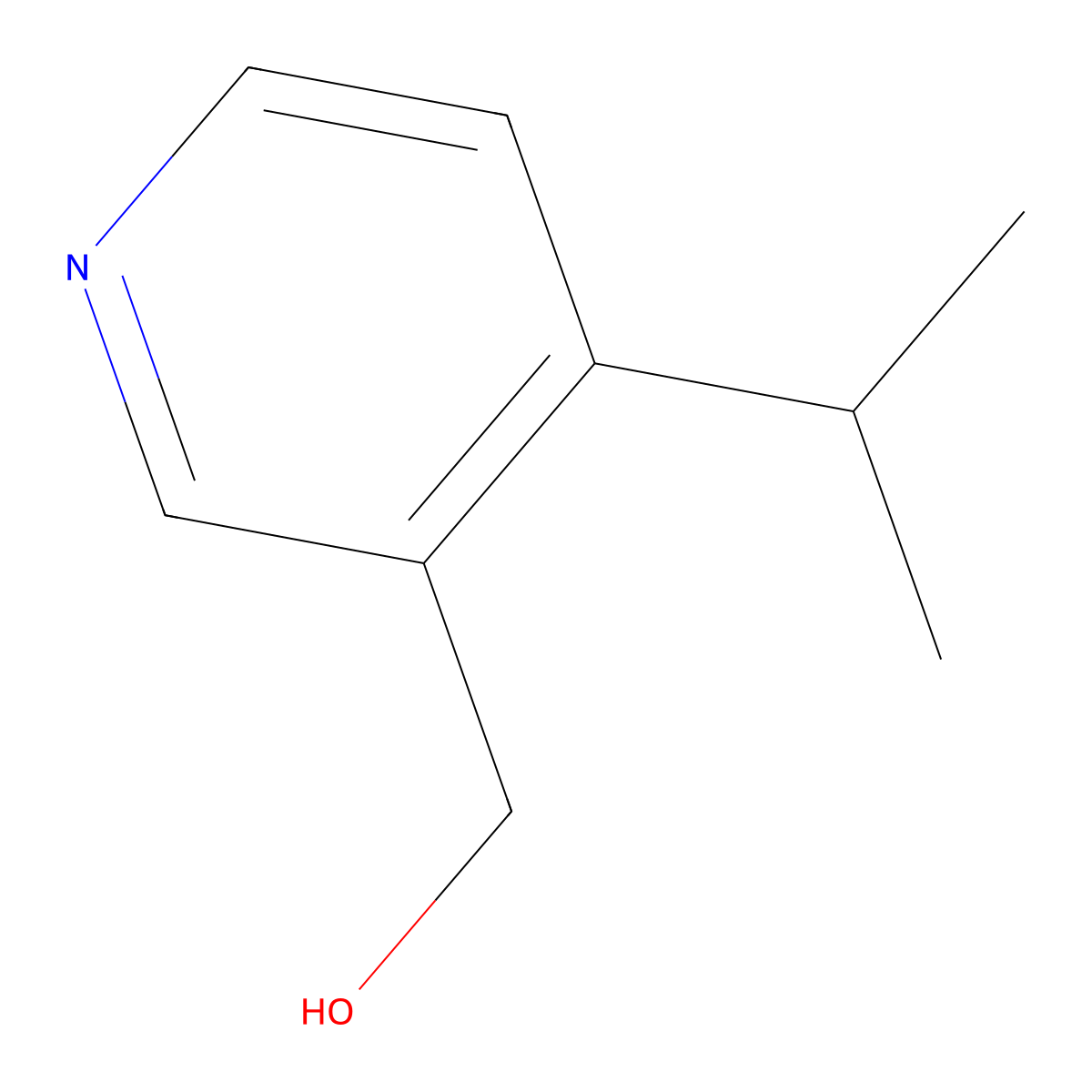 (4-Isopropylpyridin-3-yl)methanol molecular structure, CAS 1889904-97-5