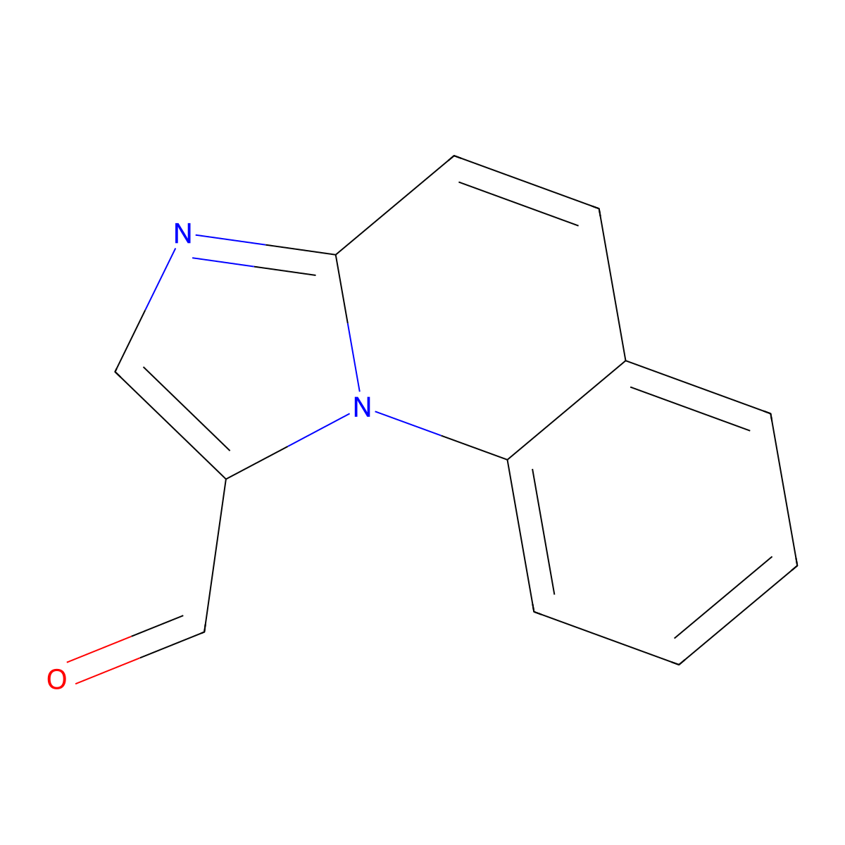 Imidazo[1,2-a]quinoline-1-carbaldehyde molecular structure, CAS 1889953-52-9