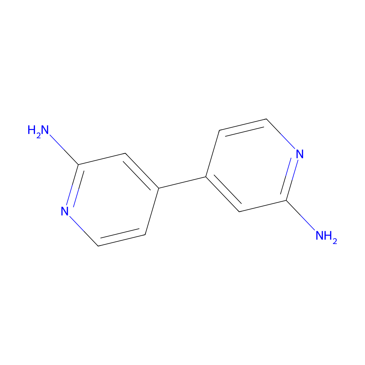 2,2'-Diamino-4,4'-bipyridine molecular structure, CAS 189000-91-7