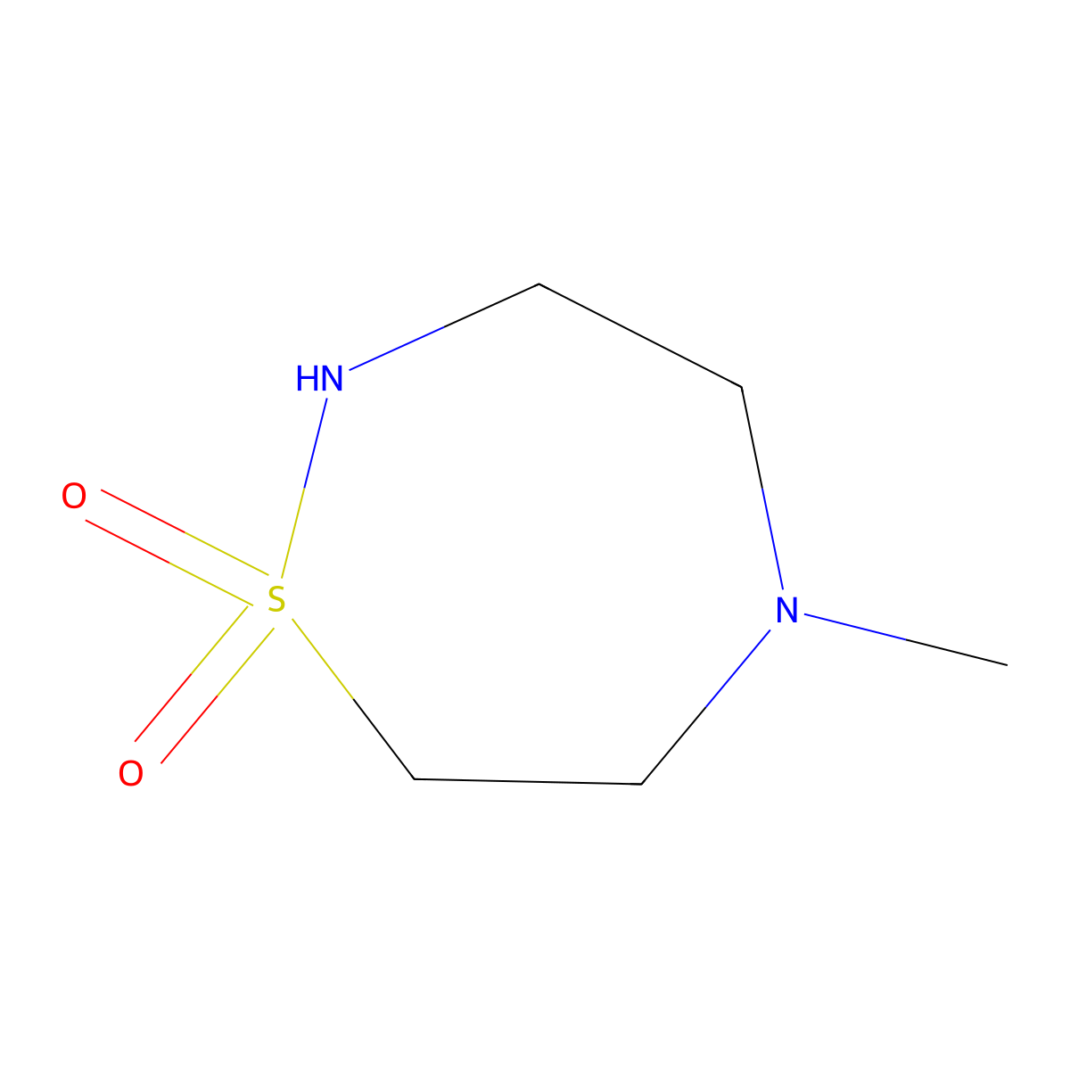 5-Methyl-1lambda6,2,5-thiadiazepane-1,1-dione molecular structure, CAS 1890041-93-6